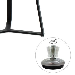 235 000016 4 Table Gemma pakoworld in sonoma-black color 140x80x75cmIndoor furniture > Dining Tables
