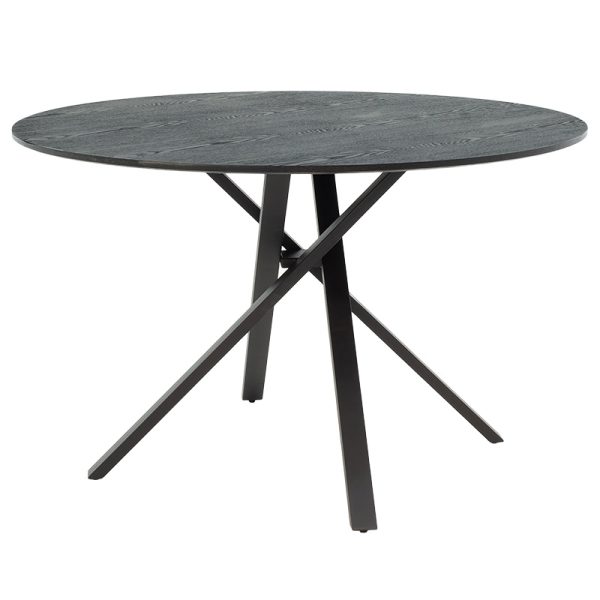 235 000031 Dinner table Cerco pakoworld MDF black D120x75cmIndoor furniture > Dining Tables