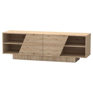248 000004 3 TV unit Stevie pakoworld sonoma 160x40x50cmIndoor furniture > TV stands