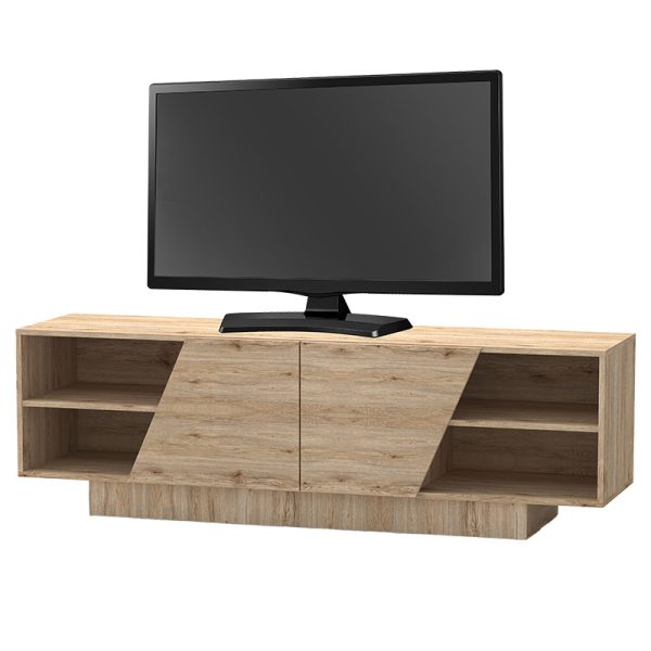 248 000004 TV unit Stevie pakoworld sonoma 160x40x50cmIndoor furniture > TV stands