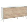248 000005 Dining table Nadine pakoworld polymorphic-extendable color sonoma 160x80x76.5cmIndoor furniture > Dining Tables