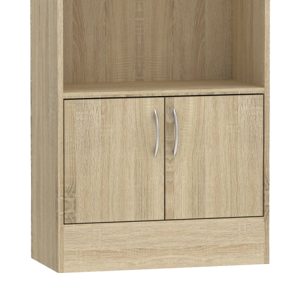 248 000017 3 Bookcase Negan pakoworld sonoma melamine 60x30x120cmIndoor furniture > Bookshelves