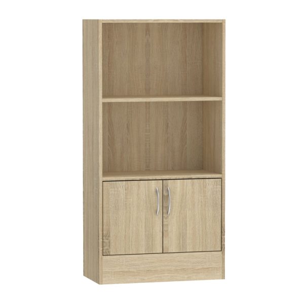 248 000017 Bookcase Negan pakoworld sonoma melamine 60x30x120cmIndoor furniture > Bookshelves