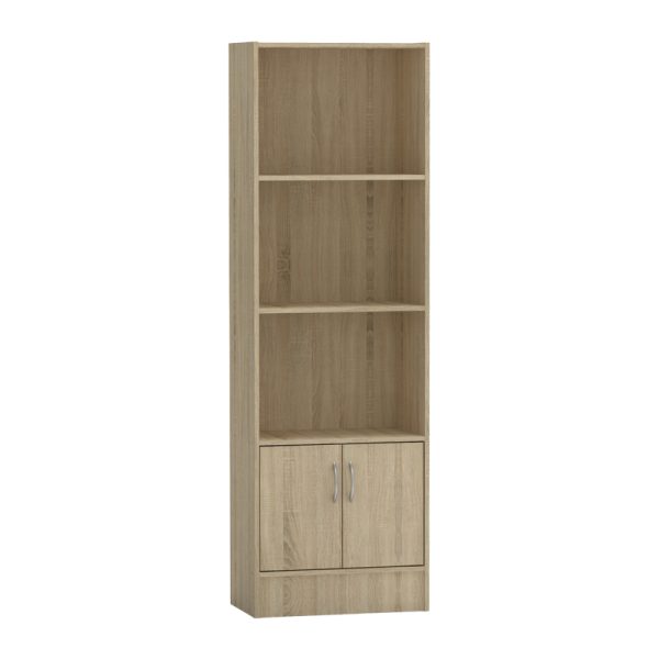 248 000018 Bookcase Negan pakoworld sonoma melamine 57x33x180cmIndoor furniture > Bookshelves