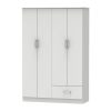 248 000023 Bed Yorick pakoworld white metal 150x200cmIndoor furniture > Beds