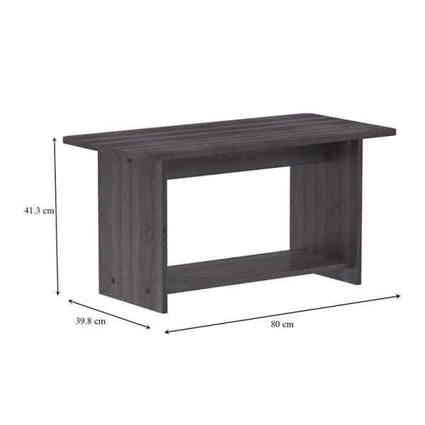 248 000026 4 Kumba table pakoworld in anthracite shade 80x40x42cmIndoor furniture > Coffee tables