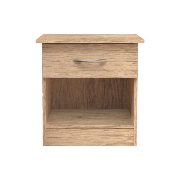 248 000027 2 Kona pakoworld bedside table in oak shade 40x34x42cmIndoor furniture > Bedside tables