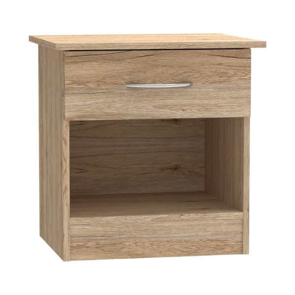 248 000027 Kona pakoworld bedside table in oak shade 40x34x42cmIndoor furniture > Bedside tables