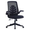 254 000006 Manager office chair Endika pakoworld with black pu - walnut woodOffice furniture > Labor office chairs