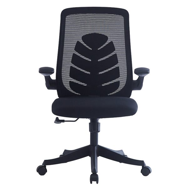 254 000006 4 Office chair Enrich pakoworld with fabric mesh in black colourOffice furniture > Labor office chairs