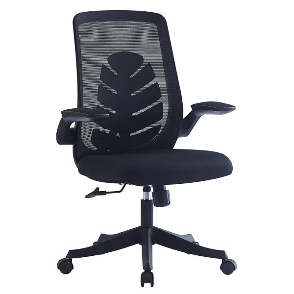 254 000006 Office chair Enrich pakoworld with fabric mesh in black colourOffice furniture > Labor office chairs