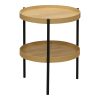 260 000021 Bedside Foly pakoworld with one drawer sonoma 40x40x50cmIndoor furniture > Bedside tables