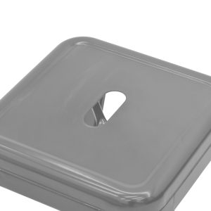 270 000020 2 Stool Utopia pakoworld metal grey matte 30x30x45cmIndoor furniture > Stools