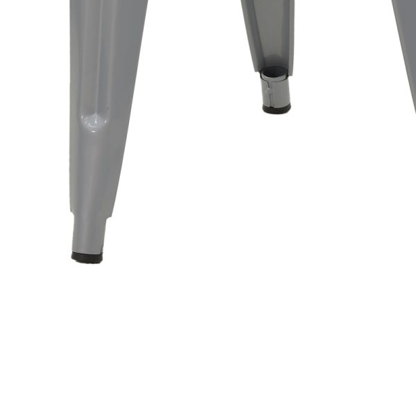 270 000020 3 Stool Utopia pakoworld metal grey matte 30x30x45cmIndoor furniture > Stools