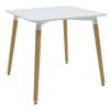 271 000009 Console Roosevelt pakoworld solid pine wood 35mm walnut 119x29x80cmIndoor furniture > Drawers-consoles