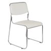 274 000008 Pertin pakoworld work desk in white-natural shade 120x58x195cmOffice furniture > Working desk