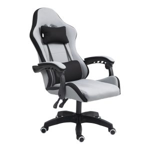 275 000015 3 Gaming office chair Gline pakoworld black-gray fabric black pp 60x59x118cmOffice furniture > Gaming - Βucket office chairs