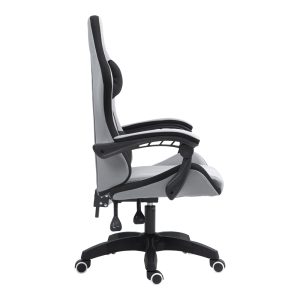 275 000015 4 Gaming office chair Gline pakoworld black-gray fabric black pp 60x59x118cmOffice furniture > Gaming - Βucket office chairs