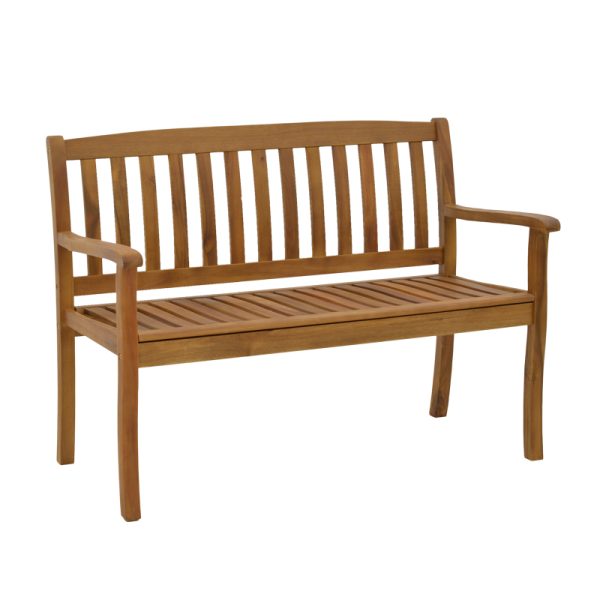 282 000002 Two-seater bench Jerdu pakoworld natural acacia wood 120x61x87cmOutdoor furniture > Garden benches