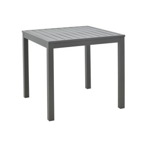 288 000024 Kliton pakoworld aluminum beach table in anthracite shade 45x45x41cmOutdoor furniture > Coffee tables