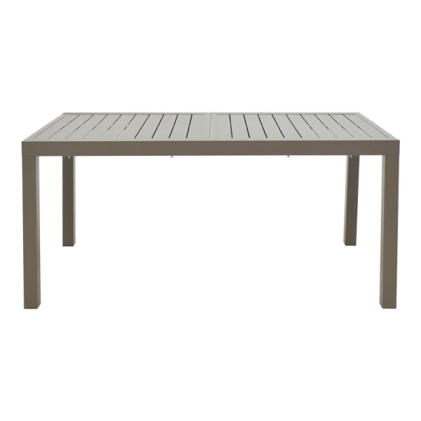 288 000027 2 Extendable table Lafla pakoworld aluminum in champagne shade 160-240x90x75cmOutdoor furniture > Garden dining sets