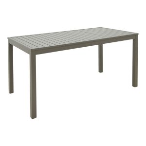 288 000031 4 Kliton-Azelie dining table set of 7 pakoworld in champagne color 150x80x74cmOutdoor furniture > Garden food table
