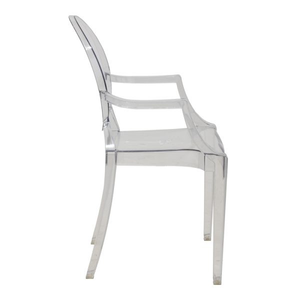 292 000017 2 Chair Narova pakoworld PC clear 43x48x92cmIndoor furniture > Chairs