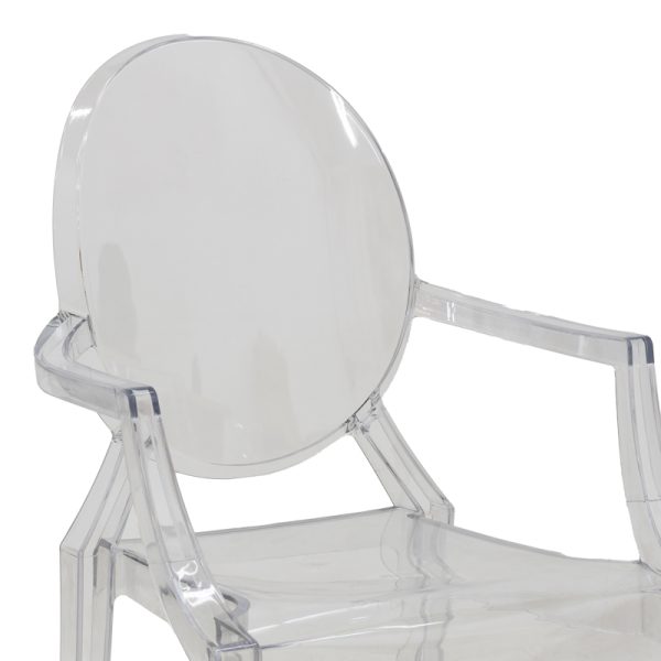 292 000017 3 Chair Narova pakoworld PC clear 43x48x92cmIndoor furniture > Chairs