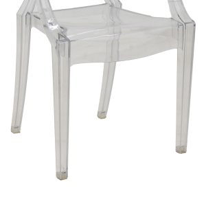 292 000017 4 Chair Narova pakoworld PC clear 43x48x92cmIndoor furniture > Chairs
