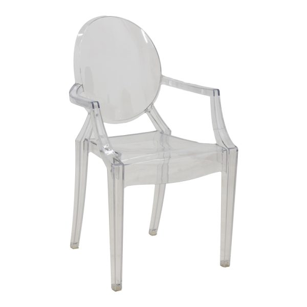 292 000017 Chair Narova pakoworld PC clear 43x48x92cmIndoor furniture > Chairs