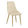 292 000078 Rotatable armchair Konelian pakoworld beige farbric with black color metal leg 54x63x88cmIndoor furniture > Armchairs