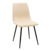 292 000080 Chair Noor pakoworld velvet green fabric with black color metal leg 44x53x86cmIndoor furniture > Chairs