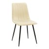 292 000086 Chair Noor pakoworld dark grey fabric with black color metal leg 44x53x86cmIndoor furniture > Chairs
