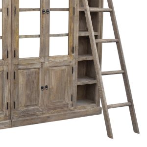 293 000002 3 Library Librardy Inart lime wash solid mango wood 247x35x220cmBOHO CHIC > Other Furnishings