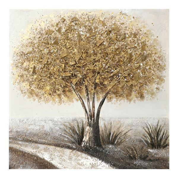 296 000013 Canvas wall art Forestree I Inart 100x3x100cmDecoration > Paintings