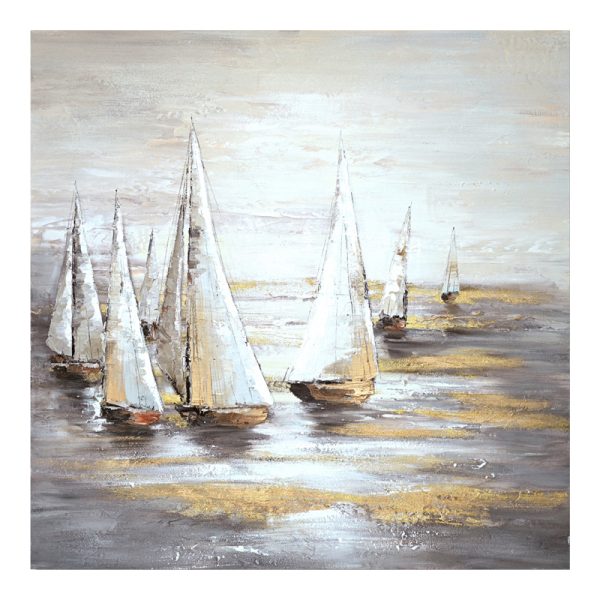 296 000026 Canvas wall art Sailer I Inart 100x3x100cmDecoration > Paintings