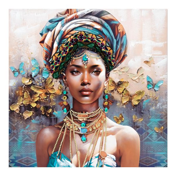 296 000038 Baba Inart canvas painting 100x3x100cmDecoration > Paintings