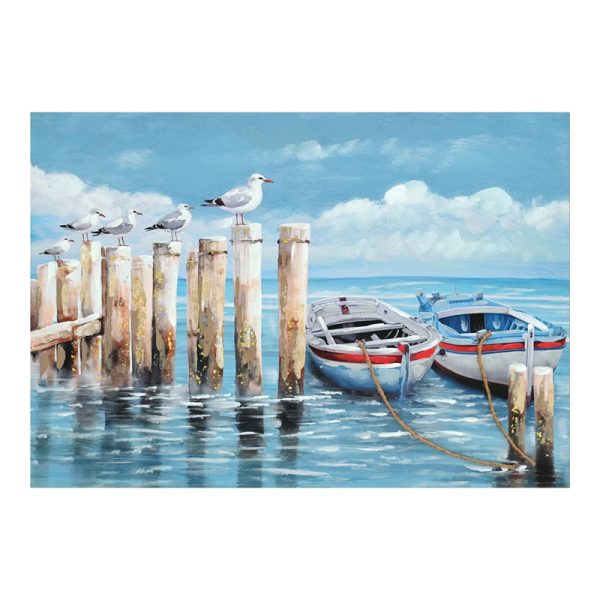 296 000051 Canvas painting Port Inart 100x3x70cmDecoration > Paintings