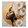 296 000070 Painting on canvas Siedo I Inart with frame 70x3.5x70cmDecoration > Paintings
