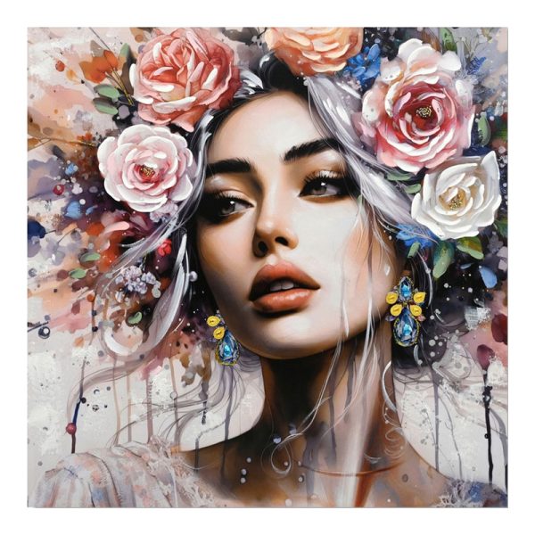 296 000072 Canvas painting Prima Ι Inart 100x3x100cmDecoration > Paintings