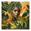 296 000074 Painting on canvas Siedo I Inart with frame 70x3.5x70cmDecoration > Paintings