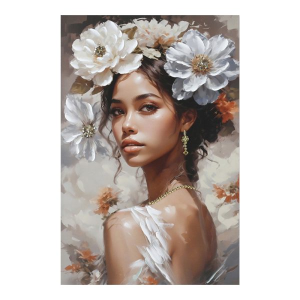 296 000076 Canvas painting Lilibet Ι Inart 60x2.5x90cmDecoration > Paintings