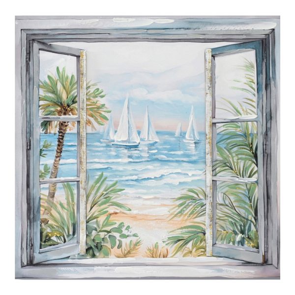 296 000079 Canvas painting Deive Inart 80x3x80cmDecoration > Paintings