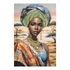 296 000083 Canvas painting Africana I Inart 100x3x100cmDecoration > Paintings