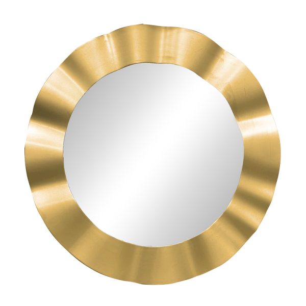 298 000005 Mirror Perfor Inart gold pp D55x2.5cmIndoor furniture > Home organization > Bathroom > Mirrors