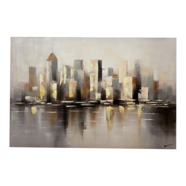 301 000004 Painting on canvas Scenery Inart 120x3x80cmDecoration > Paintings