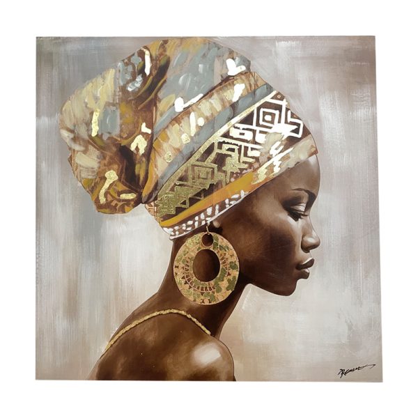 301 000020 Paining on canvas Mayo Inart 70x3x70cmDecoration > Paintings