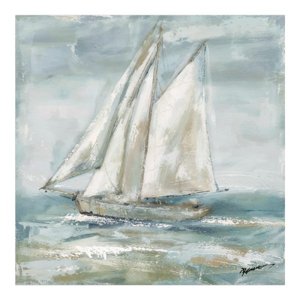 301 000032 Painting on canvas Siedo Inart with frame 70x3.5x70cmDecoration > Paintings