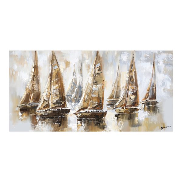 301 000036 Painting on canvas Yelkan Inart with frame 120x3.5x60cmDecoration > Paintings