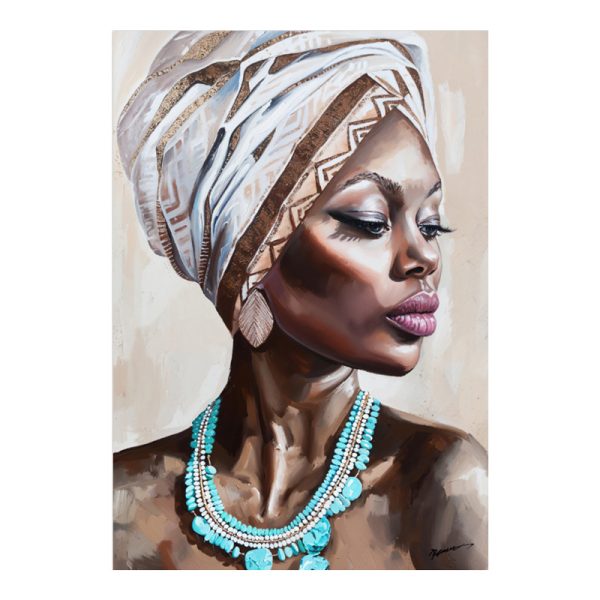301 000038 Painting on canvas Zaira Inart with frame 70x3.5x100cmDecoration > Paintings
